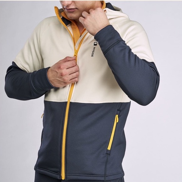 Hygge MEN'S POW ZIP HOODIE SZ XL ski winter sport Norway